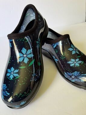 HISEA Women’s 10 Slip-On Garden Shoes Waterproof Rain Boots Rubber Yard Clogs